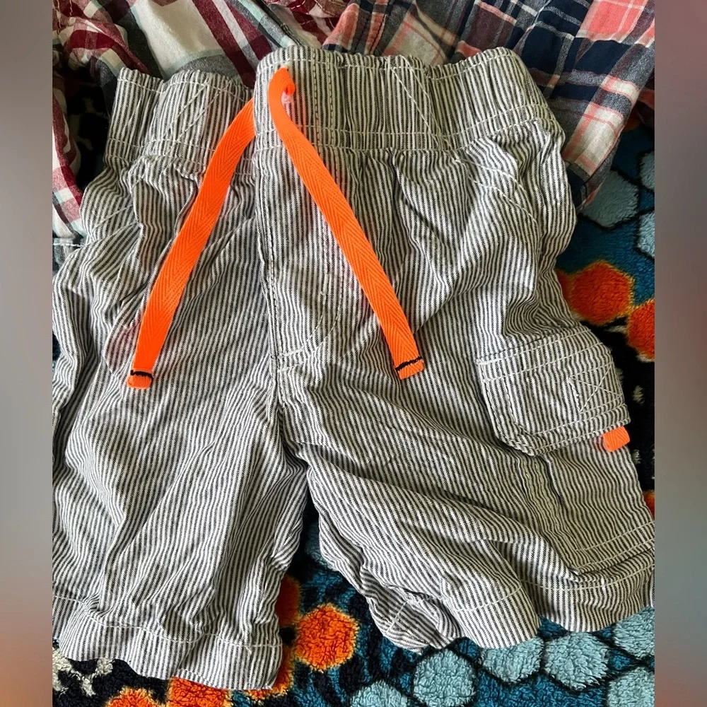 Gymboree & Carters Baby Boys Plaid & Stripe Cotton Shorts